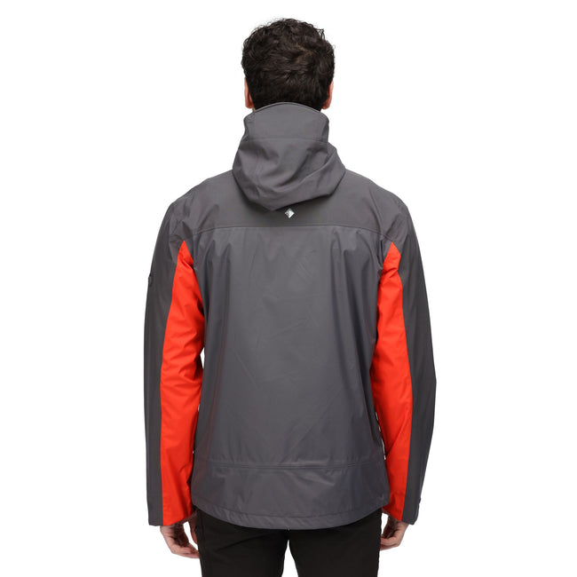 Rhino-Cajun Orange - Side - Regatta Mens Highton Stretch Waterproof Jacket