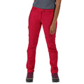 Dark Cerise - Side - Regatta Womens-Highton Zip Off Walking Pants