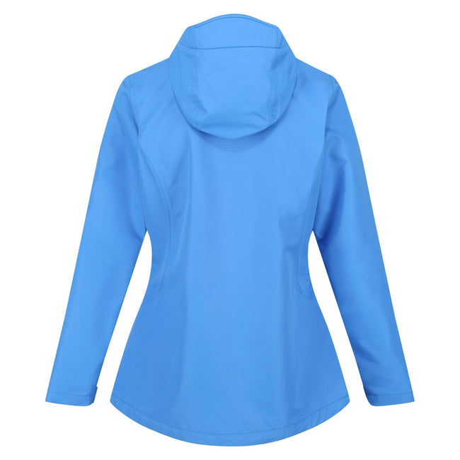 Sonic Blue - Back - Regatta Womens-Ladies Hamara III Waterproof Jacket