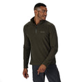 Dark Khaki - Lifestyle - Regatta Mens Elgor II Lightweight Half Zip Fleece