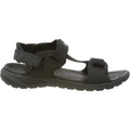 Black - Back - Regatta Mens Marine Web Sandals