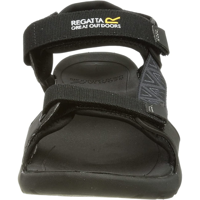 Black - Lifestyle - Regatta Mens Marine Web Sandals