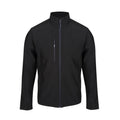 Black - Front - Regatta Mens Honesty Made Recycled Softshell Jacket