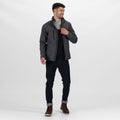 Seal Gray - Back - Regatta Mens Ablaze 3 Layer Softshell Jacket