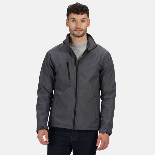 Seal Gray - Lifestyle - Regatta Mens Ablaze 3 Layer Softshell Jacket