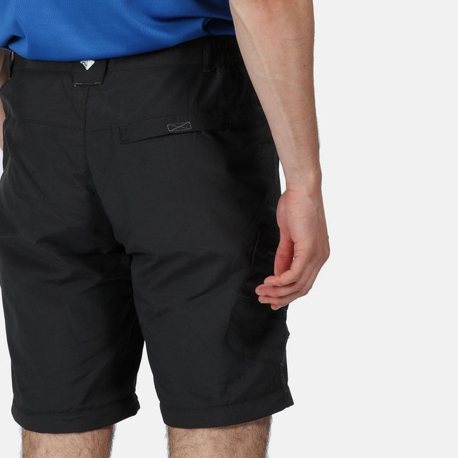 Ash - Side - Regatta Mens Leesville II Zip Off Pants