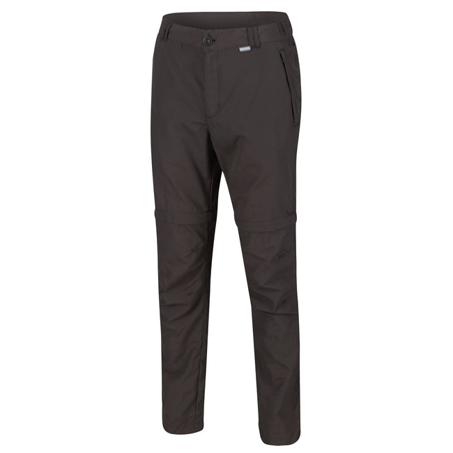Hawthorn Brown - Pack Shot - Regatta Mens Leesville II Zip Off Pants