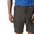 Hawthorn Brown - Close up - Regatta Mens Leesville II Zip Off Pants