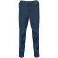 Moonlight Denim - Front - Regatta Mens Leesville II Zip Off Pants