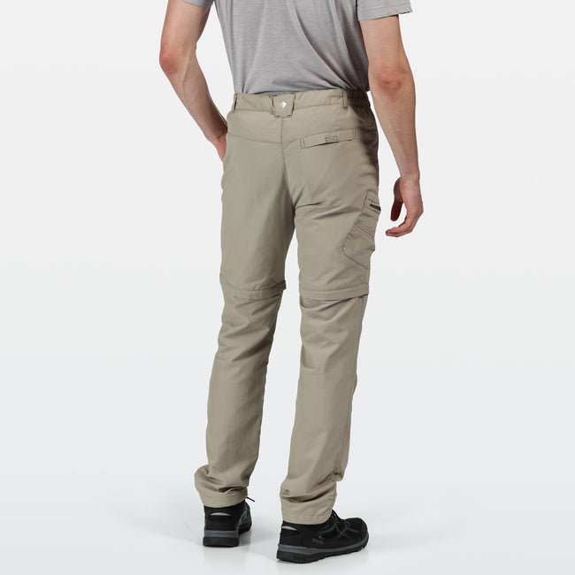Parchment White - Lifestyle - Regatta Mens Leesville II Zip Off Pants
