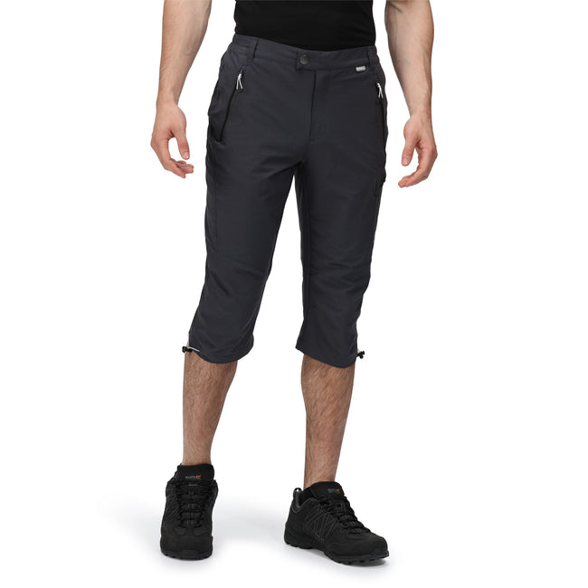 India Grey - Side - Regatta Mens Highton Capri Pants