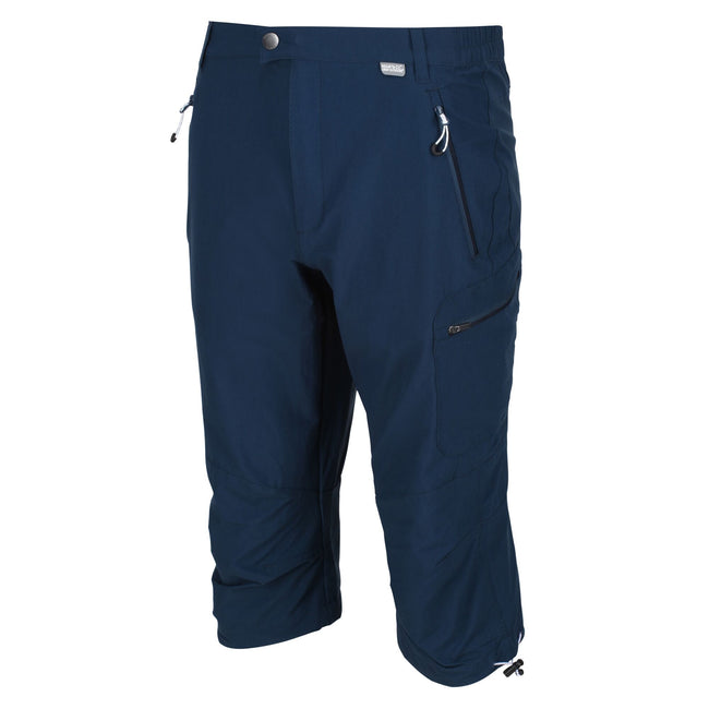 Moonlight Denim - Close up - Regatta Mens Highton Capri Pants