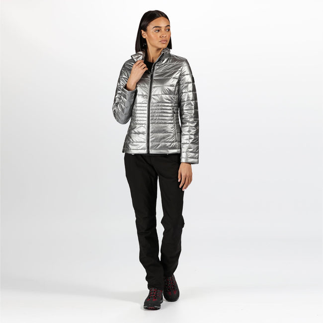 Pewter Grey - Lifestyle - Regatta Womens-Ladies Lustel Walking Padded Jacket