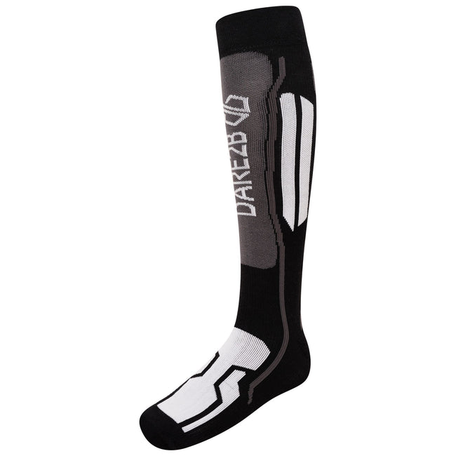 Black-White - Pack Shot - Dare 2B Mens Performance Premium Ski Socks