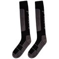 Black-Ebony - Front - Dare 2B Mens Performance Ski Socks