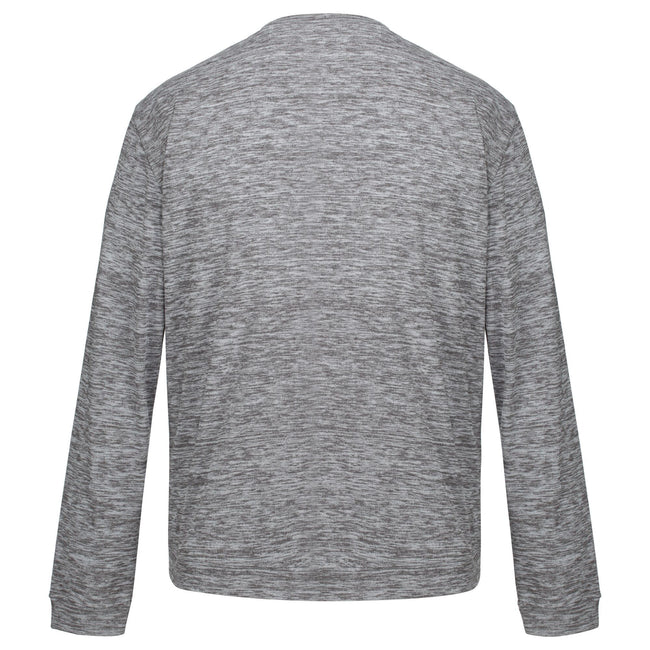 Storm Grey Marl - Pack Shot - Regatta Mens Leith Lightweight Sweatshirt