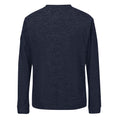 Navy-Black Marl - Lifestyle - Regatta Mens Leith Lightweight Sweatshirt