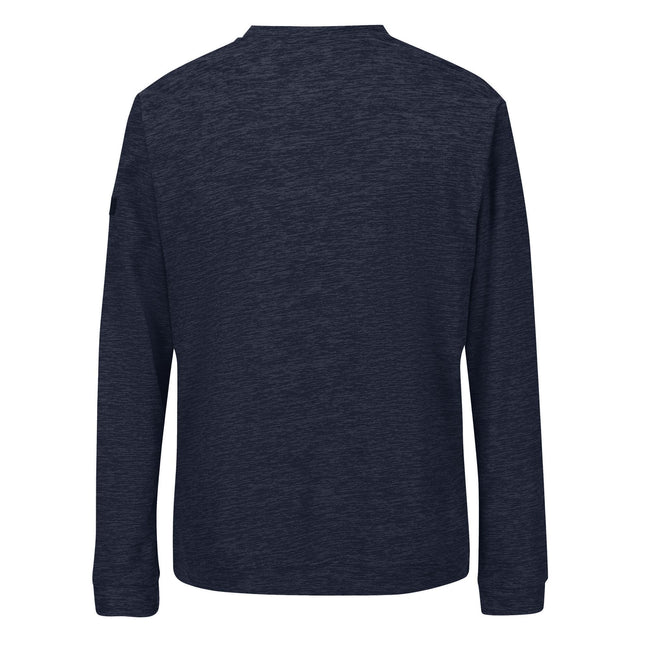 Navy-Black Marl - Lifestyle - Regatta Mens Leith Lightweight Sweatshirt