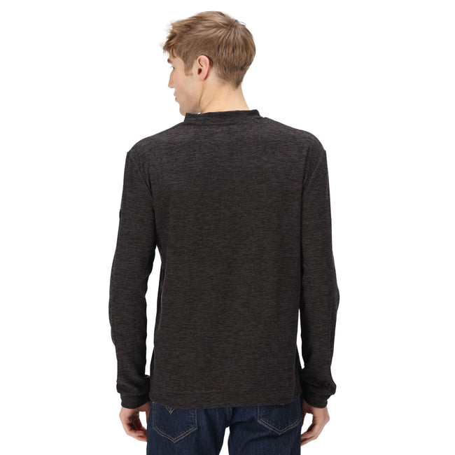 Dark Grey Marl - Lifestyle - Regatta Mens Leith Lightweight Sweatshirt