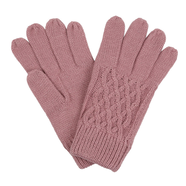 Powder Pink - Front - Regatta Womens-Ladies Multimix III Diamond Gloves