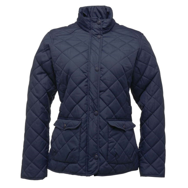 Navy - Back - Regatta Womens-Ladies Tarah Quilted Jacket