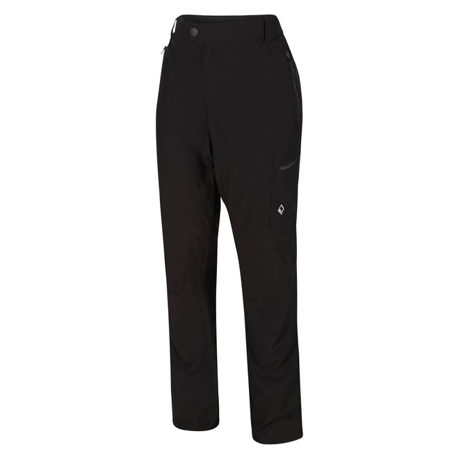 Black - Pack Shot - Regatta Mens Highton Walking Pants