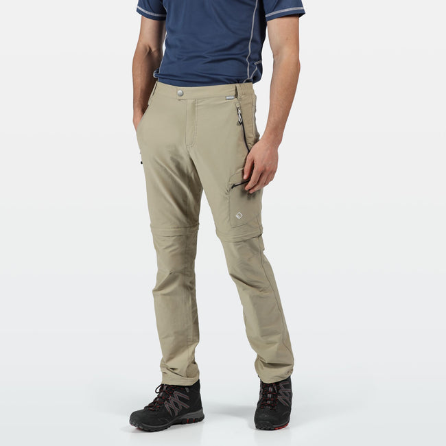 Parchment White - Back - Regatta Mens Highton Walking Pants