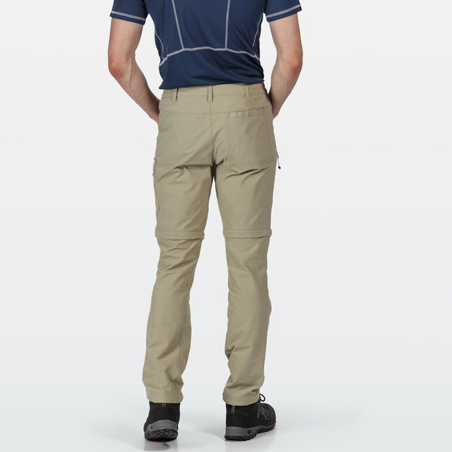 Parchment White - Side - Regatta Mens Highton Walking Pants