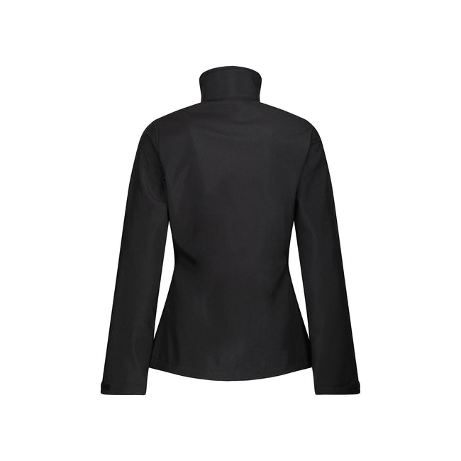 Black - Side - Regatta Womens-Ladies Ablaze 3 Layer Membrane Soft Shell Jacket