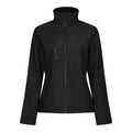 Black - Front - Regatta Womens-Ladies Ablaze 3 Layer Membrane Soft Shell Jacket