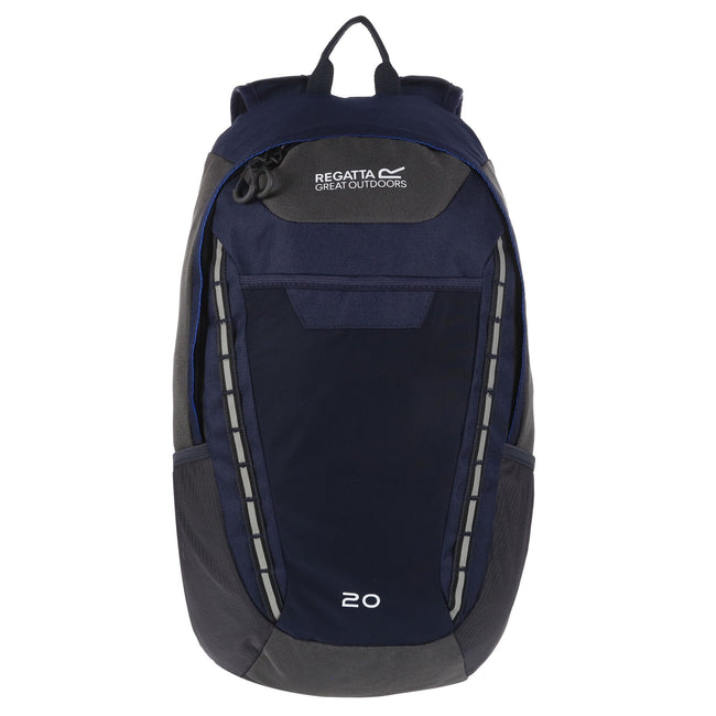 Navy-Ebony - Front - Regatta Highton 20L Backpack