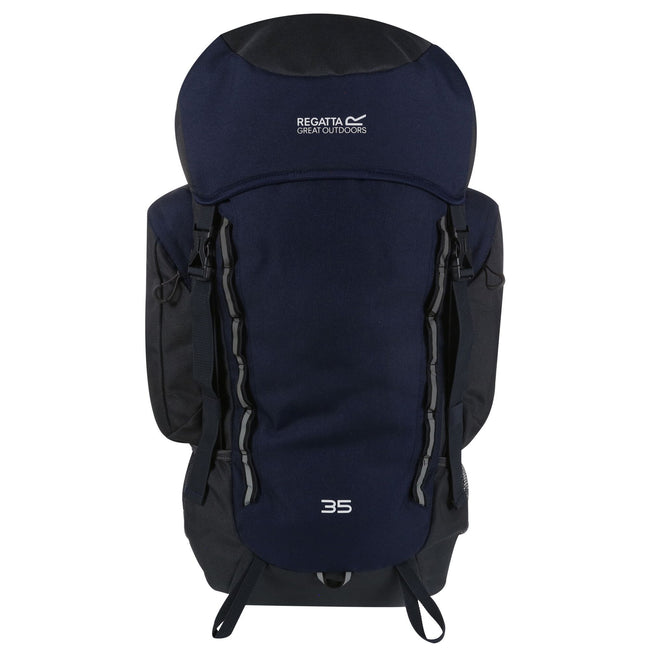 Navy-Ebony - Front - Regatta Highton 11 Gal Knapsack