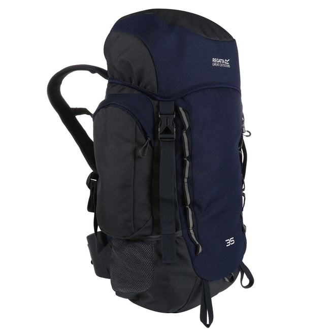Navy-Ebony - Back - Regatta Highton 11 Gal Knapsack