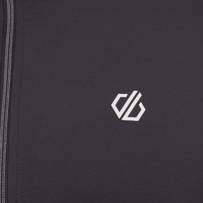 Ebony Grey - Close up - Dare 2B Mens Fuse Up II Midlayer
