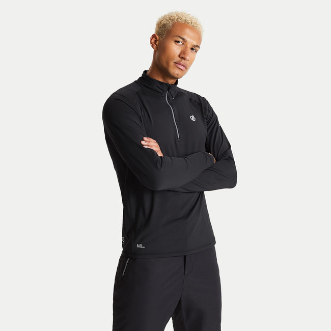 Black - Back - Dare 2B Mens Fuse Up II Midlayer