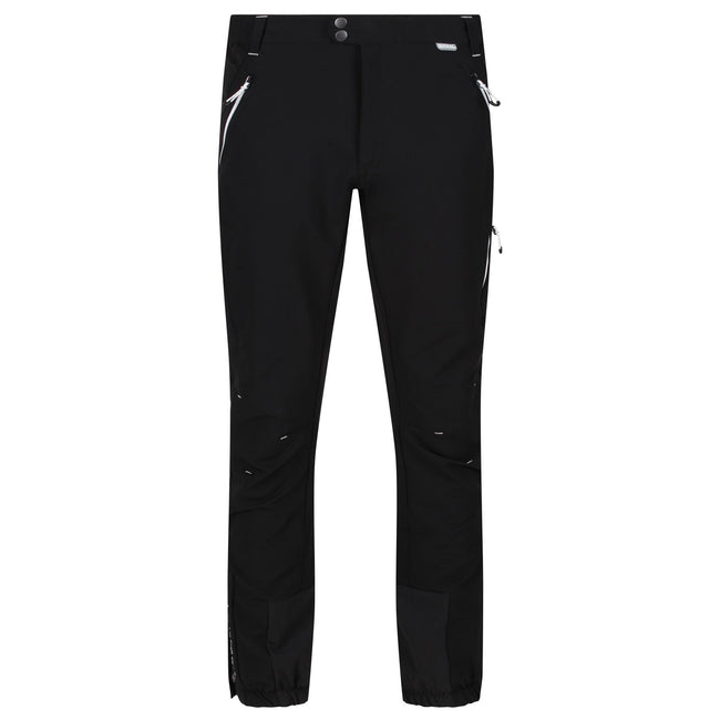 Black - Front - Regatta Mens Mountain Walking Trousers