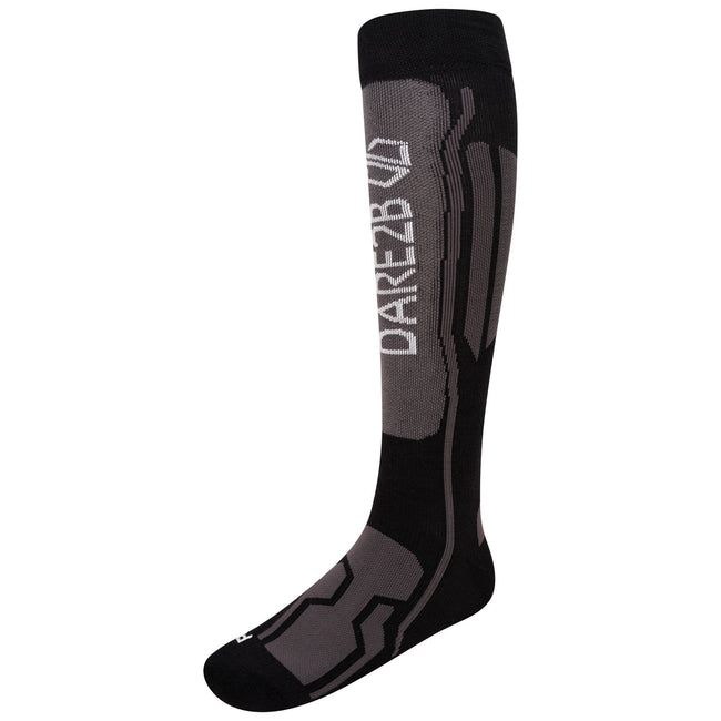 Black-Ebony - Back - Dare 2B Womens-Ladies Performance Premium Ski Socks