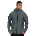 Seal Grey Marl - Back - Regatta Mens X-Pro Prolite Stretch Soft Shell Jacket