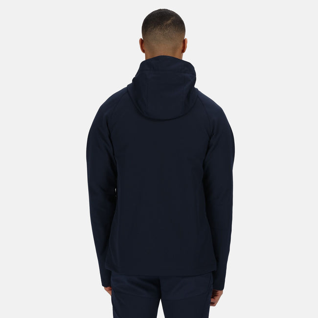 Navy - Side - Regatta Mens X-Pro Prolite Stretch Soft Shell Jacket