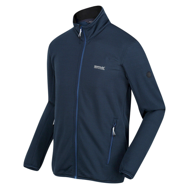 Moonlight Denim - Close up - Regatta Mens Highton Lite Softshell Jacket