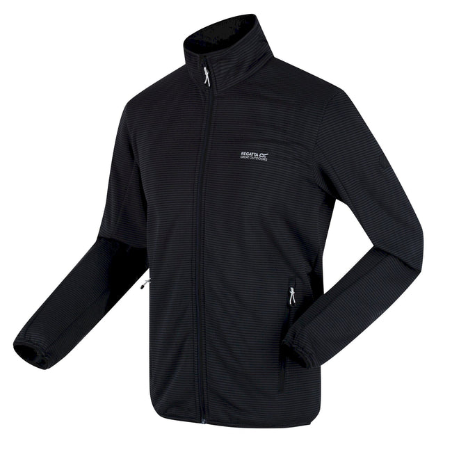India Grey - Close up - Regatta Mens Highton Lite Softshell Jacket