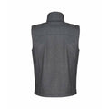 Grey Marl - Back - Regatta Mens Flux Marl Softshell Body Warmer