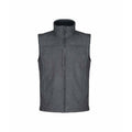 Grey Marl - Front - Regatta Mens Flux Marl Softshell Body Warmer