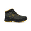 Dark Khaki-Yellow Gold - Back - Regatta Mens Samaris Lite Walking Boots