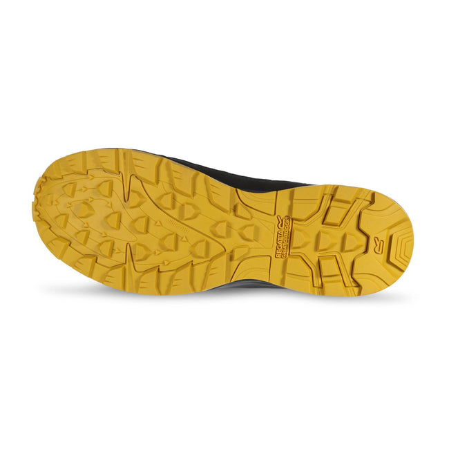 Dark Khaki-Yellow Gold - Pack Shot - Regatta Mens Samaris Lite Walking Boots
