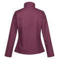 Amaranth Marl - Back - Regatta Womens-Ladies Connie V Softshell Walking Jacket