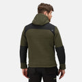 Dark Khaki-Black - Side - Regatta Mens Garrison Hooded Jacket