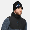 Black-Petrol Blue - Back - Regatta Mens Waterproof Beanie