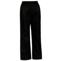 Black - Front - Regatta Childrens-Kids Packaway Rain Trousers