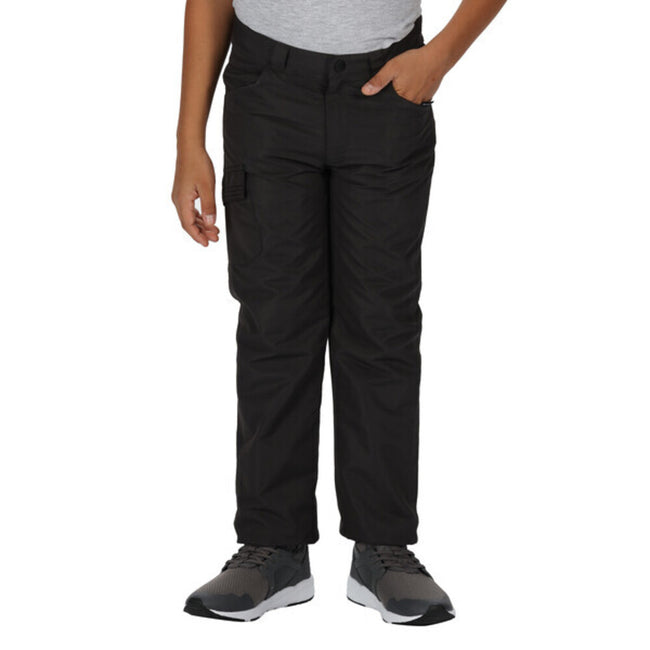 Ash - Side - Regatta Childrens-Kids Sorcer Walking Pants